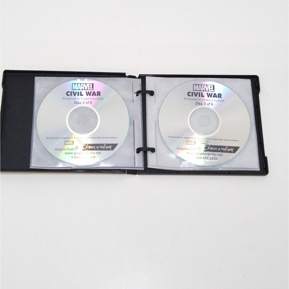 Marvel GraphicAudio Civil War Audiobook Stuart Moore 6 Hours 6 CDs Stuart Moore - Picture 4 of 7